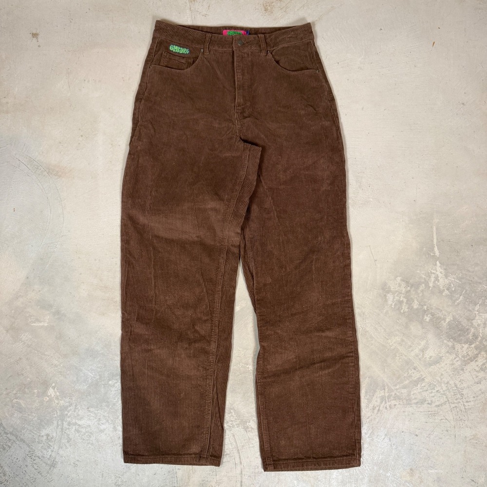 Empyre Tori Brown Corduroy Skate Pants Mens Size 32Baggy Loose Fit Y2K